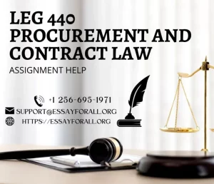 LEG 440 Procurement and Contract Law Assignment help