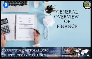 General overview of Finance