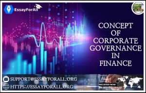 concept of corporate governance in finance