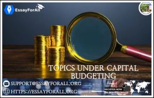 topics under Capital Budgeting