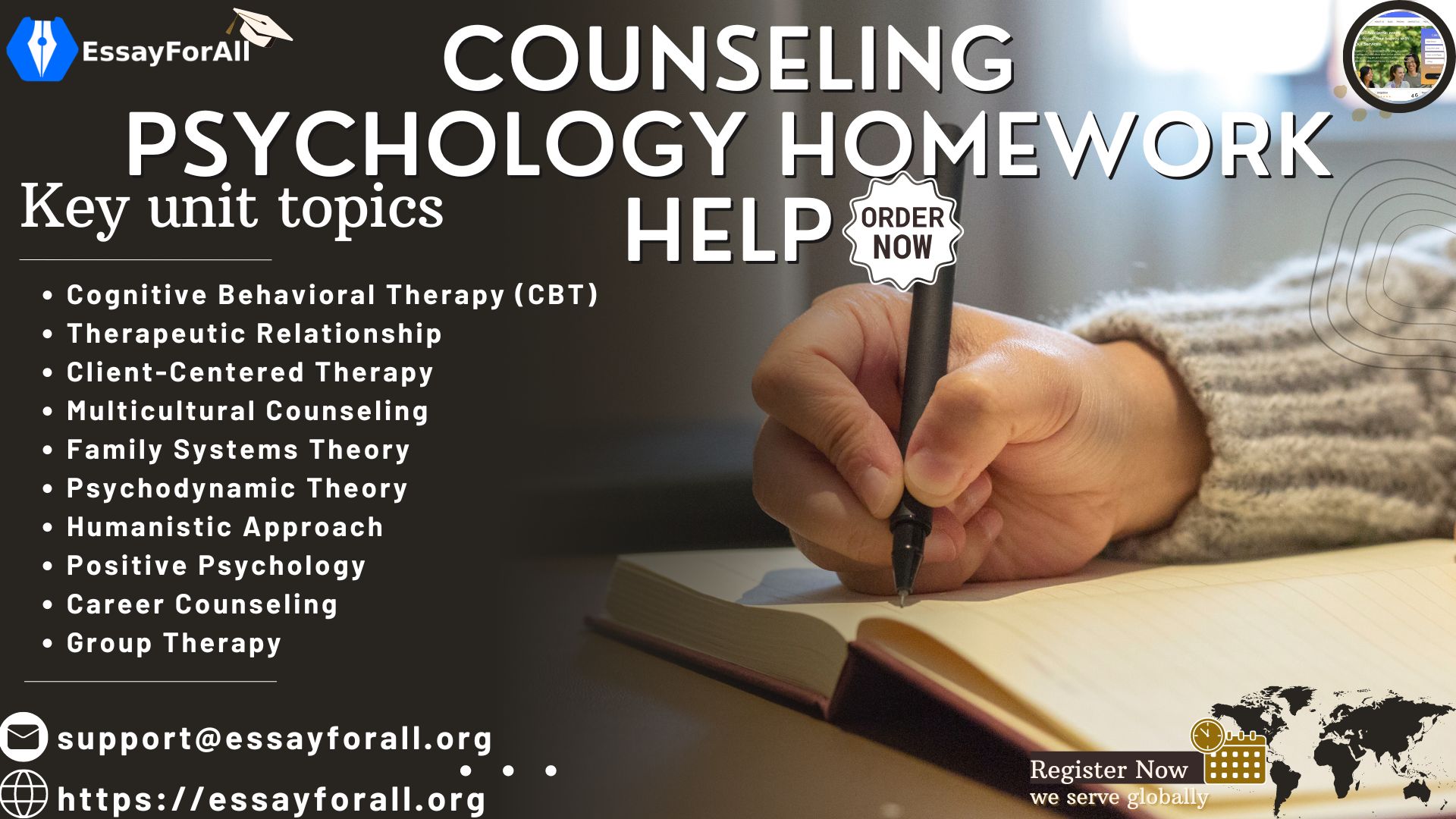 Counselling Psychology Assignment Help