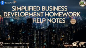 Simplified Business Development Homework help Notes